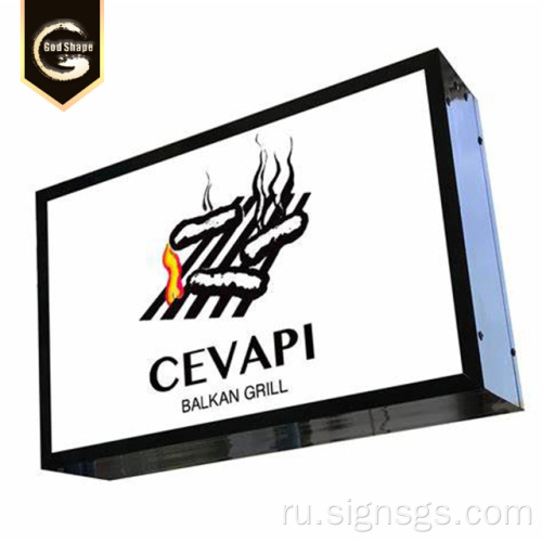 Изготовленный на заказ световой короб Caja Tela Pencarte Lumineux